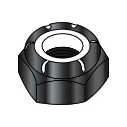 1/2-13 NTE Thin Pattern Nylon Insert Hex Lock Nut Black Oxide (Pack Qty 800) BC-50NSTB