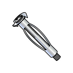 3/16 EXTR LONG Extra Long Hollow Wall Anchor Zinc (Pack Qty 25) BC-1006AWHXL