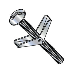 1/4X3 Combination Mushroom Head Toggle Bolt Zinc (Pack Qty 50) BC-1448TBCM