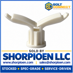 1 Plastic Toggle Polypropylene (Pack Qty 100) BC-284918