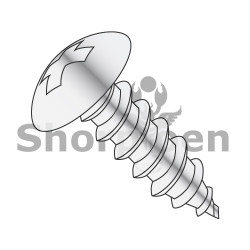 8-18X1/2 Phillips Full Contour Truss Self Tapping Screw Type A B Fully Threaded Chrome (Pack Qty 7,000) BC-0808ABPTC