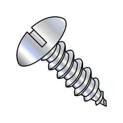 1/4-14X3/4 Slotted Truss Self Tapping Screw Type A B Fully Threaded Zinc (Pack Qty 3,000) BC-1412ABST