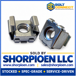 1/4-20 064-105 Cage Nuts 18 8 Stainless Steel (Pack Qty 1,000) BC-14-064NCAG18