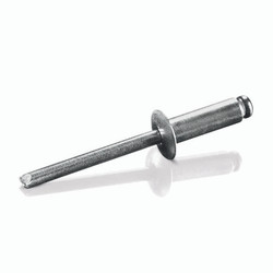 Stainless Steel/Stainless StI187:I272eel 1/8" .032-.062  Goebel/Open End Blind Rivet Domed Head Stainless Steel-Stainless Steel  (Pack Qty 1000) IBI-41