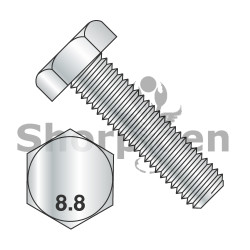 M8-1.25 x 80 Din 933 8.8 Fully Threaded Hex Cap Screw Zinc (Pack Qty 50) BC-M880D9338 P