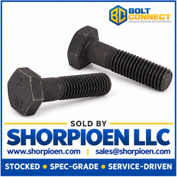 1-8X2 1/2 Heavy Hex Bolt Grade B7 ASTM A193 Plain (Pack Qty 45) BC-10040BHH7