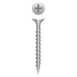 8 x 1-1/4 305 Stainless Steel Phillips Bugle Head, Coarse Thread (Pack Qty 1000) 814CSSV