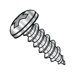 10-12X1 1/2 Phillips Pan Self Tapping Screw Type A Fully Threaded 18 8 Stainless Steel (Pack Qty 2,000) BC-1024APP188