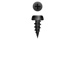 6 x 7/16 Drywall Phillips Pan Head Framing Screw, Phosphate Coating (Pack Qty 10000) 6F