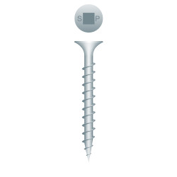 6 x 2 Outdoor Square Drive Bugle Head, Coarse Thread, Dacrotized (Pack Qty 175) 620QCDI