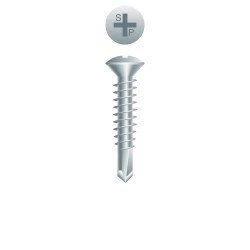 8-18 x 1 Phillips Oval Head, Zinc Plated Point# 2 (Pack Qty 1000) O88V