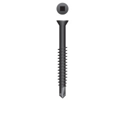 6-20 x 1-5/8 Square Drive Trim Head, Phosphate Coating Point# 2 (Pack Qty 1200) T1QV