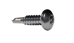1/4-14X1  6 Lobe Pin-In Pan Head Security Screw SDS F/T 18-8 Stainless Steel Passivated (Pack of 1000) BC-1416TKTP188