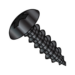 10-12X1 1/2 Phillips Full Contour Truss Self Tapping Screw Type A Fully Threaded Black Oxide (Pack Qty 3,000) BC-1024APTB