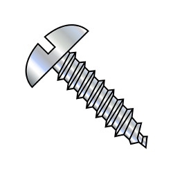 10-12X1/2 Slotted Round Self Tapping Screw Type A Fully Threaded Zinc (Pack Qty 8,000) BC-1008ASR