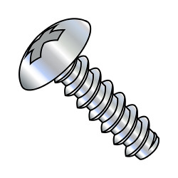 1/4-14X1 1/2 Phillips Full Contour Truss Self Tapping Screw Type B Full Thread Zinc (Pack Qty 1,250) BC-1424BPT