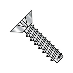10-16X1/2 Phillips Flat Undercut Self Tapping Screw Type B Fully Threaded 18 8 Stainless (Pack Qty 3,000) BC-1008BPU188