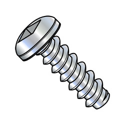 10-16X1/2 Square Pan Self Tapping Screw Type B Fully Threaded Zinc (Pack Qty 8,000) BC-1008BQP