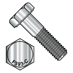 5/16-18X1/2 Hex Cap Screw 18-8 Stainless Steel (Pack Qty 100) BC-3108CH188