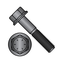 3/8-16X1 3/4 Hex Head Flange Non Serrated Frame Bolt IFI-111 2002 Grade 8 Black Phosphate (Pack Qty 500) BC-3728BF