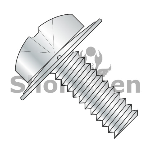 6-32X5/8 Phillips Pan Square Cone Sems Fully Threaded Zinc (Pack Qty 10,000) BC-0610CPP