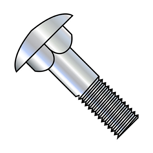 3/4-10X9 Carriage Bolt Partially Threaded 6" Thread Under Sized Body Zinc (Pack Qty 20) BC-75144C