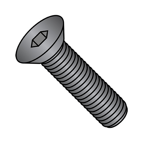 3/8-16X1 1/4 Coarse Thread Flat Socket Cap Screw Plain (Pack Qty 100) BC-3720CSFL
