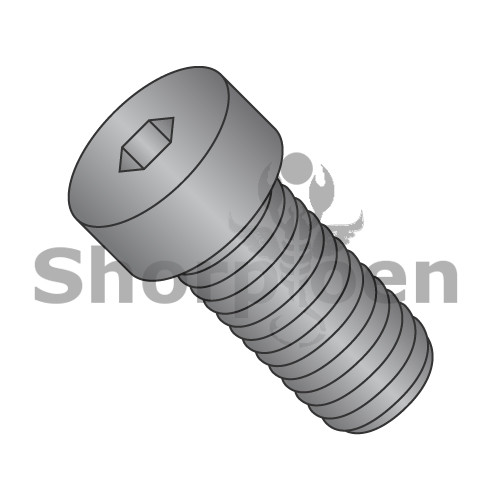 8-32X1/2 Coarse Thread Low Head Socket Cap Screw Plain (Pack Qty 100) BC-0808CSL