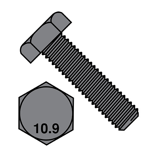 M20X60 Din 933 10.9 Metric Fully Threaded Cap Screw Plain (Pack Qty 50) BC-M2060D93310
