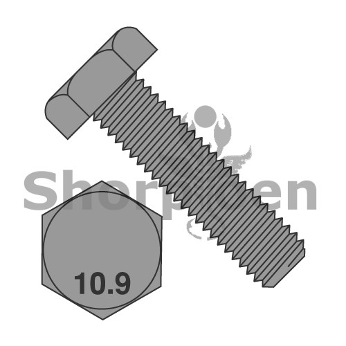 M8X25 Din 933 10.9 Metric Fully Threaded Cap Screw Plain (Pack Qty 600) BC-M825D93310