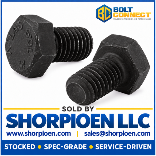 M8X30 Din 933 10.9 Metric Fully Threaded Cap Screw Plain (Pack Qty 600) BC-M830D93310