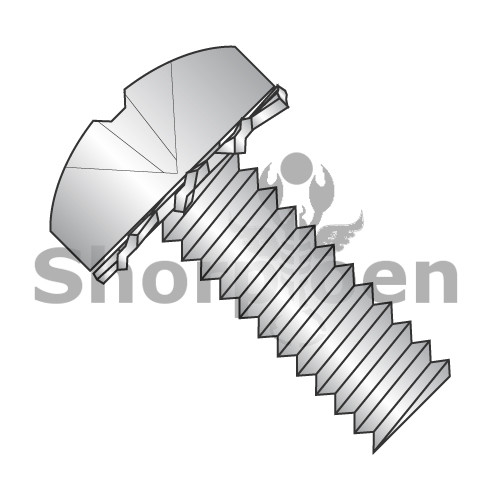 6-32X1/2 Phillips Pan External Sems Machine Screw Fully Threaded 18-8 Stainless Steel (Pack Qty 5,000) BC-0608EPP188