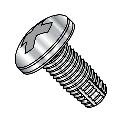10-32X3/4 Phillips Pan Thread Cutting Screw Type F Fully Threaded 18-8 Stainless Steel (Pack Qty 2,000) BC-1112FPP188