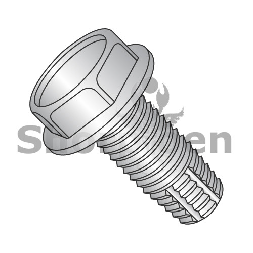 12-24X3/4 Unslotted Ind Hex Washer Thread Cutting Screw Type F Full Thread 410 Stainless (Pack Qty 2,000) BC-1212FW410