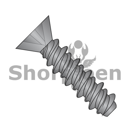 10-16X1 Phillips Flat High Low Screw Fully Threaded Black Oxide and Oil (Pack Qty 6,000) BC-1016HPFB