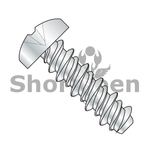 6-19X1/2 #5HD Phillips Pan High Low Screw Fully Threaded Zinc (Pack Qty 10,000) BC-0608HPP
