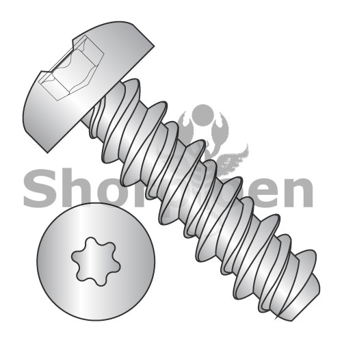 8-18X1/2 #6HD Six Lobe Pan High Low Screw Fully Threaded 4 10 Stainless Steel (Pack Qty 5,000) BC-0808HTP410