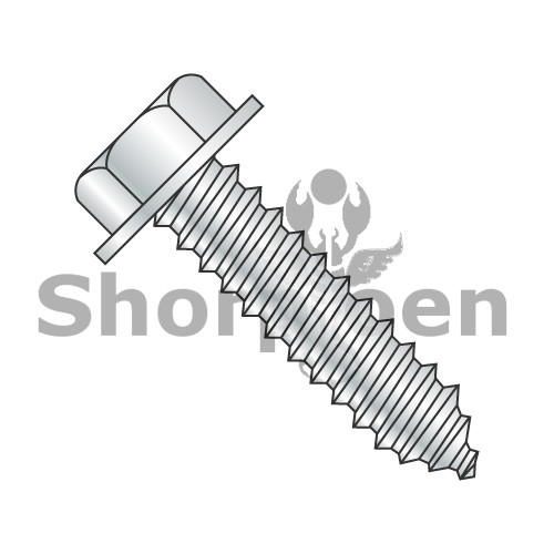 5/16-9X1 1/2 A/F.428-.437 Head Hgt.200-.230 Unslotted Indent Hex Washer Lag Screw Full Thread Zinc (Pack Qty 1,000) BC-312407LHW