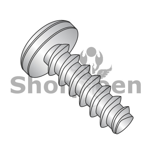10-14X3/4 Phillips Pan Thread Rolling Screws 48-2 Fully Threaded 18-8 SS Passivated And Wax (Pack Qty 2,000) BC-1012LPP188