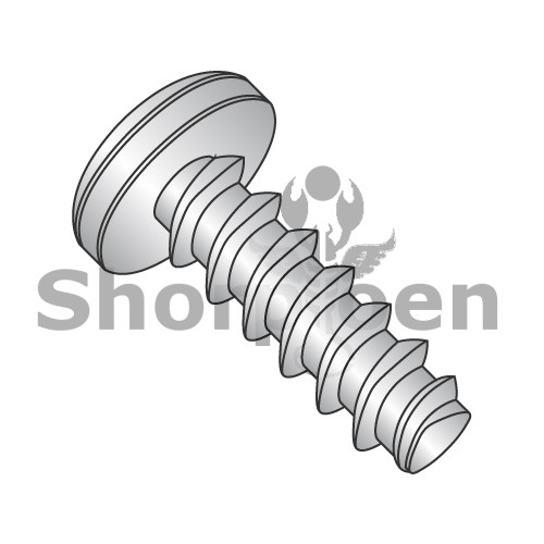 8-16X1/2 Phillips Pan Thread Rolling Screws 48-2 Fully Threaded 410 S/S Passivated & Wax (Pack Qty 5,000) BC-0808LPP410