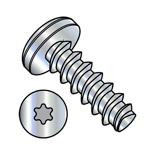 12-11X3/4 6 Lobe Pan Thread Rolling Screws 48-2 Fully Threaded Zinc And Wax (Pack Qty 5,000) BC-1212LTP