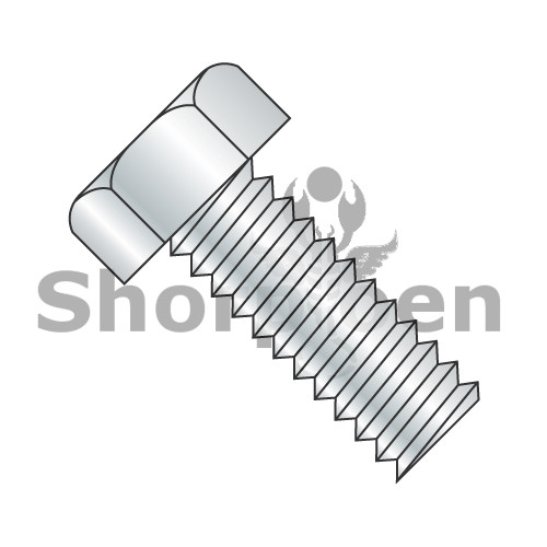 6-32X1 Unslotted Indented Hex Head Machine Screw Fully Threaded Zinc (Pack Qty 9,000) BC-0616MH