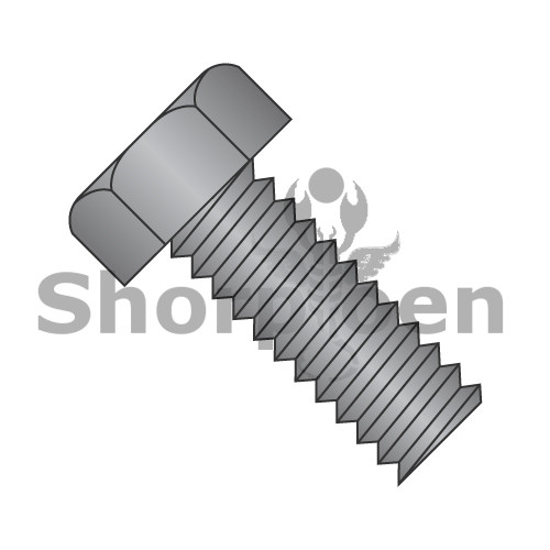 10-24X1 3/4 Unslotted Indented Hex Head Machine Screw Fully Threaded Black Oxide (Pack Qty 2,000) BC-1028MHB
