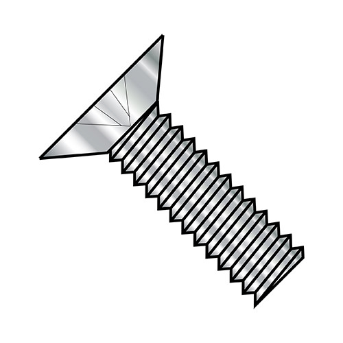10-24X3/8 Phillips Flat 100 Degree Machine Screw Fully Threaded 18-8 Stainless Steel (Pack Qty 4,000) BC-1006MP1188