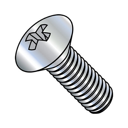 1/4-20X2 1/2 Phillips Oval Head Machine Screw Fully Threaded Zinc (Pack Qty 1,000) BC-1440MPO