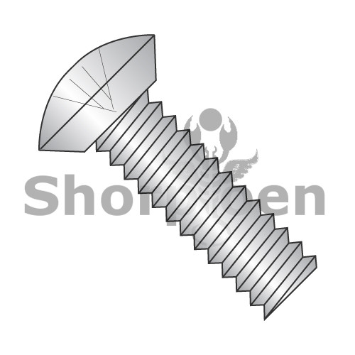 10-32X1/4 Phillips Oval Undercut Machine Screw Fully Threaded 18 8 Stainless Steel (Pack Qty 4,000) BC-1104MPOU188