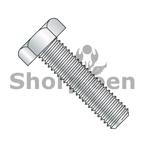 1/4-20X3 3/4 Hex Tap Bolt Low Carbon Fully Threaded Zinc (Pack Qty 400) BC-1460BHT