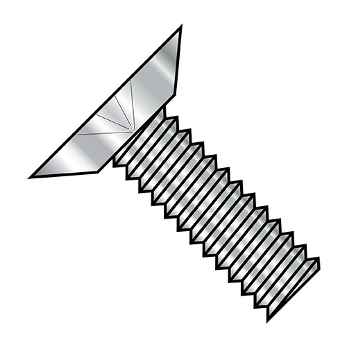 12-24X5/8 Phillips Flat Undercut Machine Screw Fully Threaded 18-8 Stainless Steel (Pack Qty 3,500) BC-1210MPU188