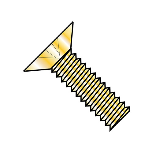 4-40X1 1/2 MS24693 Military Phillips Flat 100 Degree Full Thread Machine Screw Cadmium (Pack Qty 5,000) BC-MS24693-S14