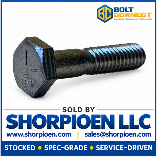 1/4-20X7/8 MS35307 Military Hex Head Cap Screw Coarse Thread 300 Series Stainless Steel DFAR (Pack Qty 500) BC-MS35307-307
